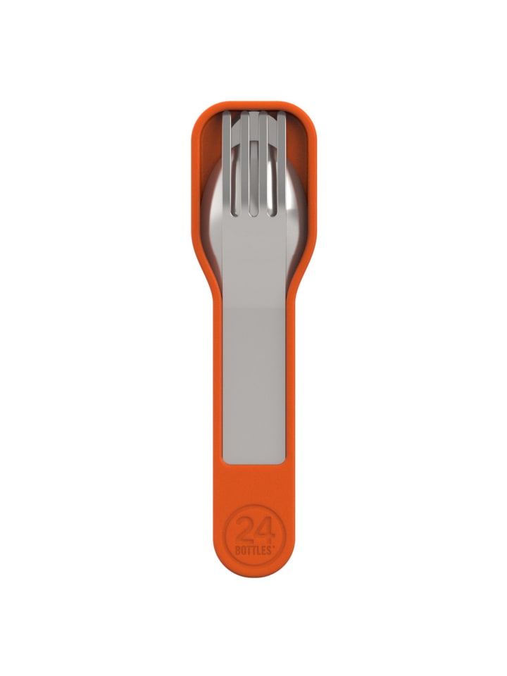 Besteckset 4tlg. orange