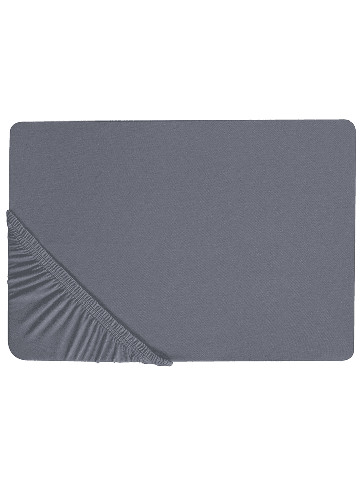 Bettlaken JANBU in Grau - (W) 90 x (H) 30 x (L) 200 cm