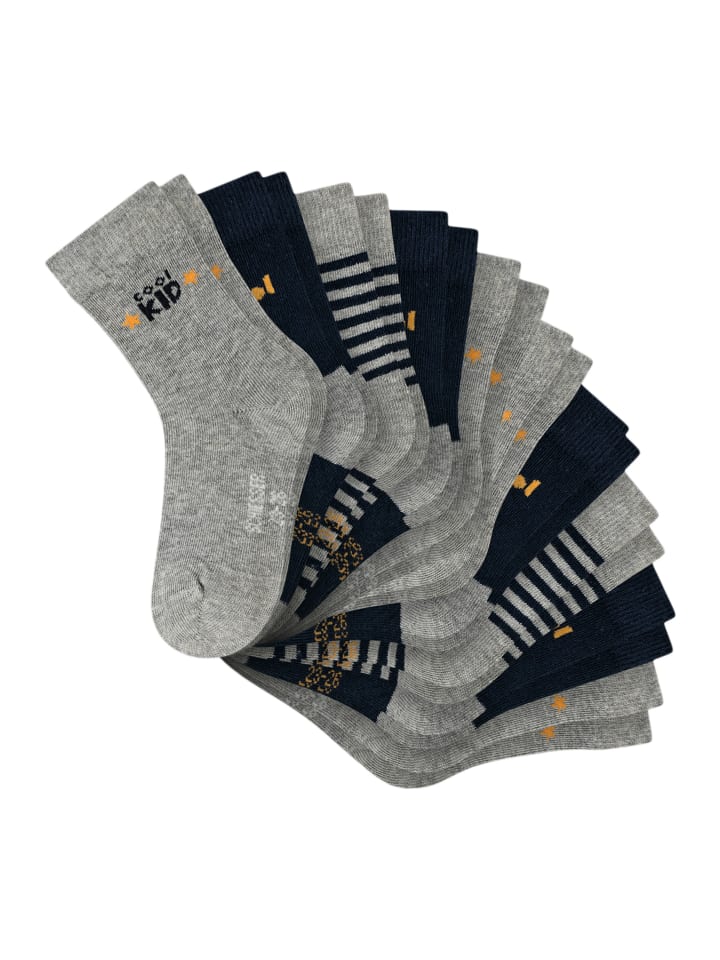 Socken Basic in Hellgrau