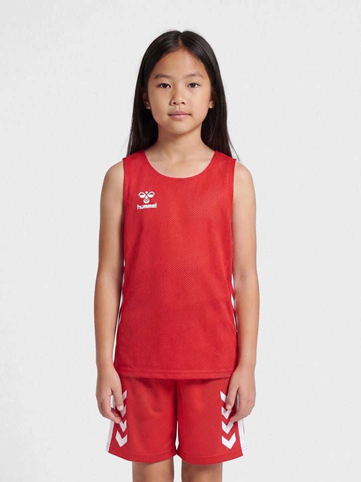 Top Hmlcore Kinder in TRUE RED/WHITE