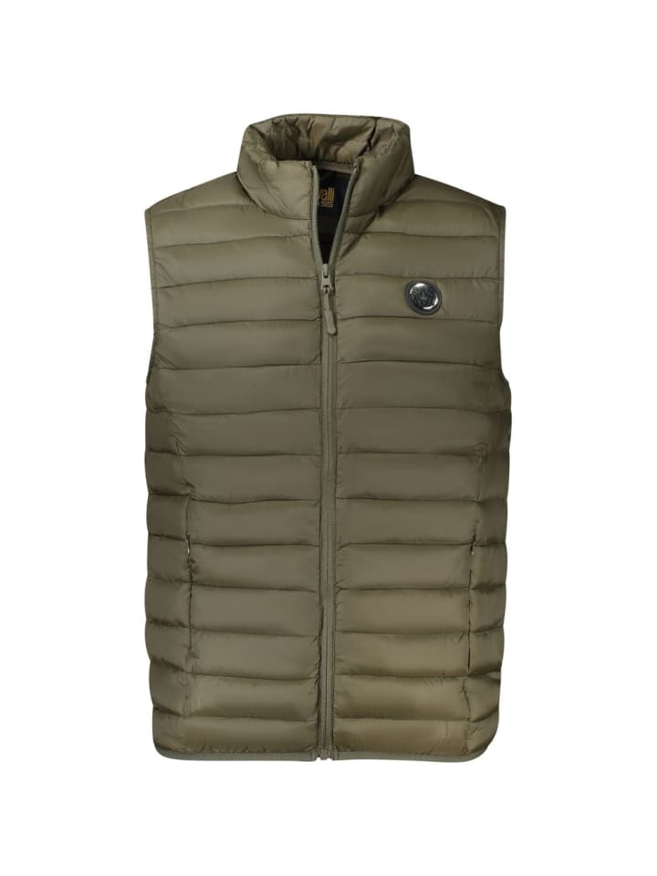 Grün Polyester Herren Jacke