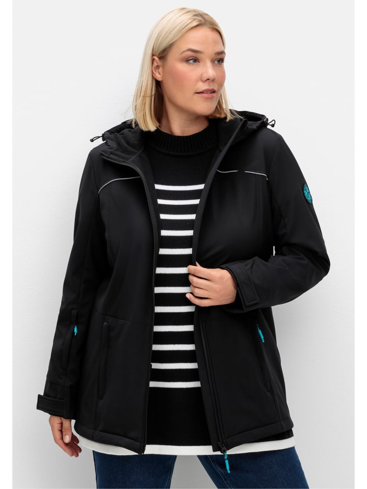 Funktionsjacke in schwarz