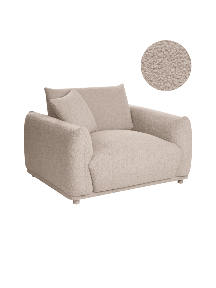 2-tlg Sessel JUBEK in Beige