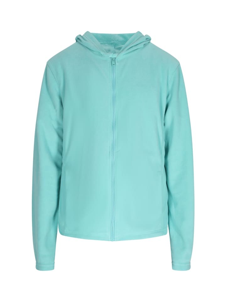 Men Fleece Jacket in Türkis