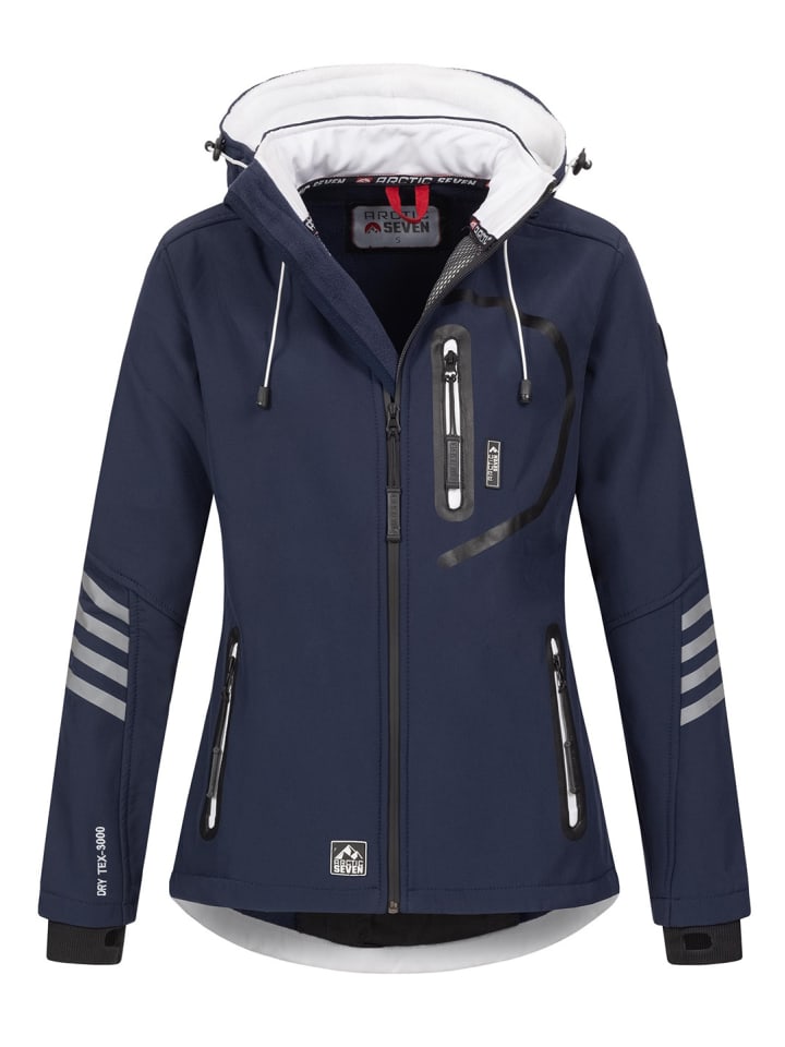 Jacke Arctic Seven Damen Softshelljacke AS186 in Navy