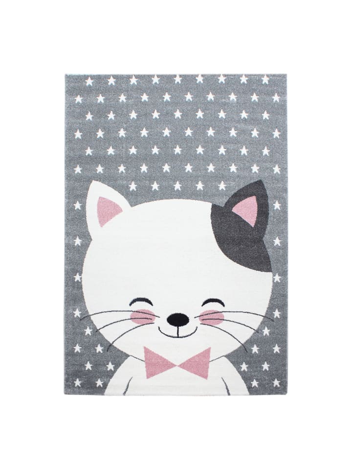 Kinder Teppich Kikki in Pink