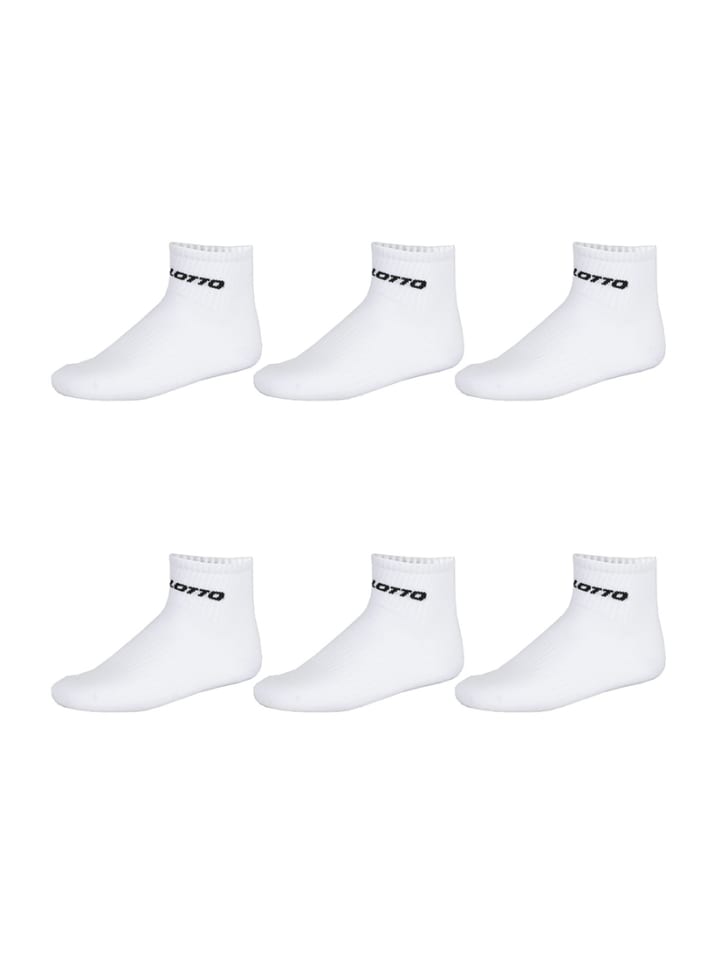 6er-Set: Kinder Socken Knöchel-Socken in Weiß