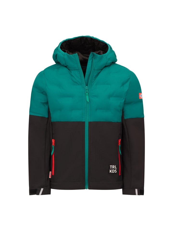 Hybrid Softshelljacke Helgeland in dark cyan