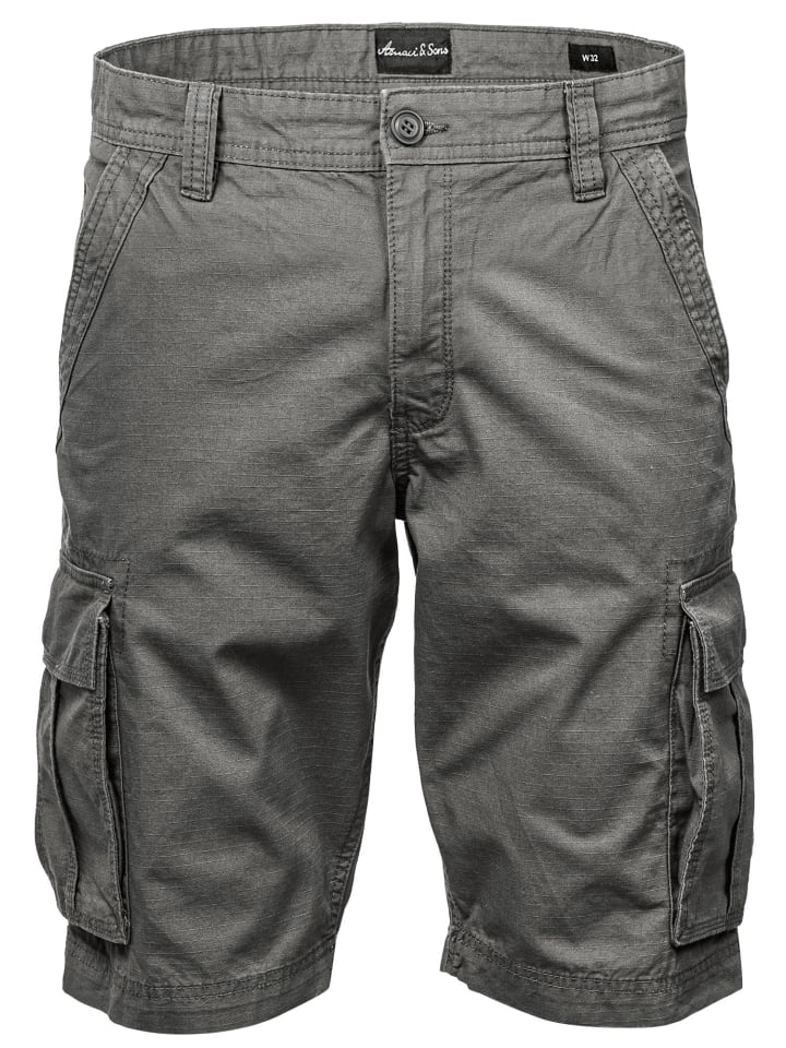 Cargoshorts SAUGET in Dunkelgrau
