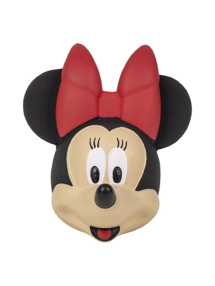 Disney Minnie Mouse Hundespielzeug aus Latex – Quietschendes in Schwarz