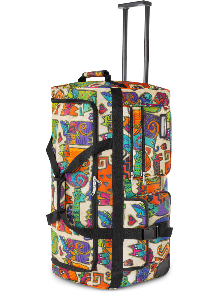 Reisetasche mit 3 Rollen 80 Liter in Picasso