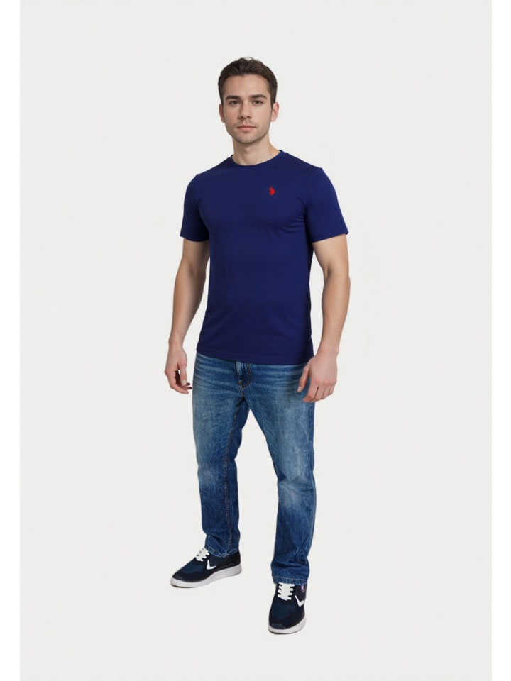 T-Shirt in dunkelblau