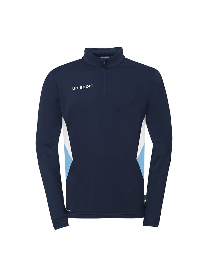 1/4 ZIP TOP Equipe 29 in marine/skyblau/weiß
