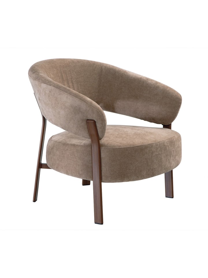 Sessel LIV in Beige - (W)78  x (H)76  x (L)72 cm