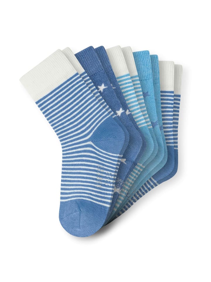 Socken 5er Pack in Hellblau