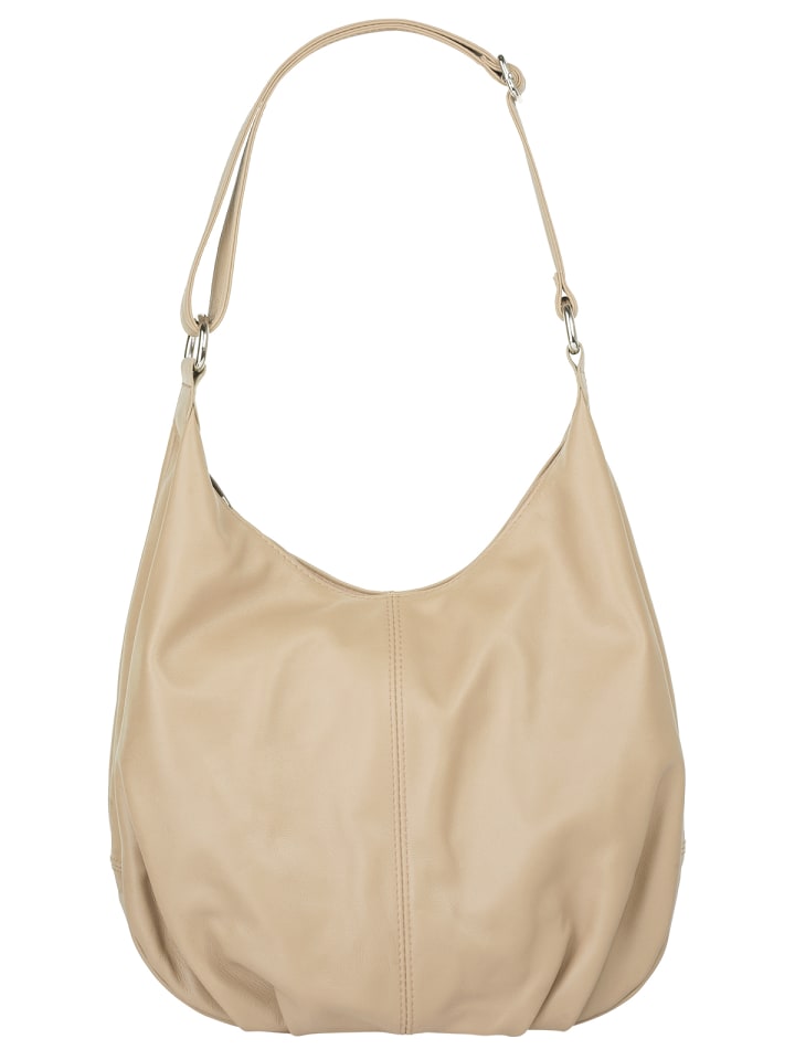 Shopper echt Leder in beige