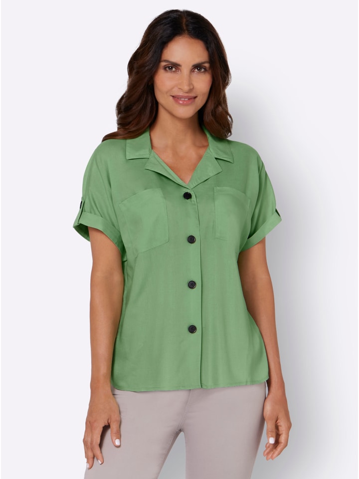 Bluse in apfel
