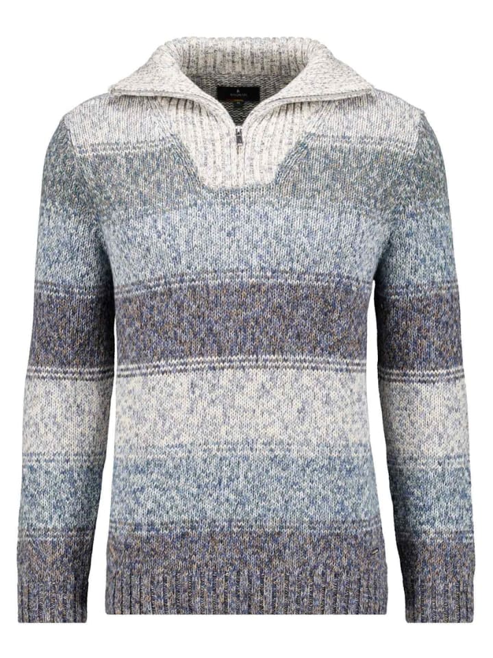 V-Ausschnitt Pullover in grau