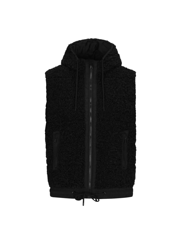 Men Vest in black