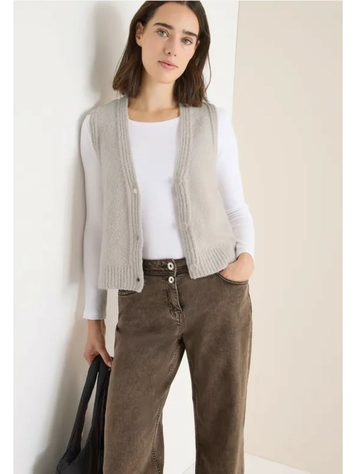 Weste für Damen in grau