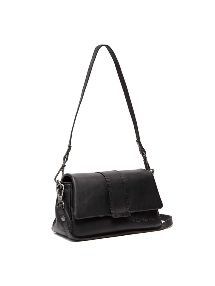 Clifden Umhängetasche Leder 21 cm black