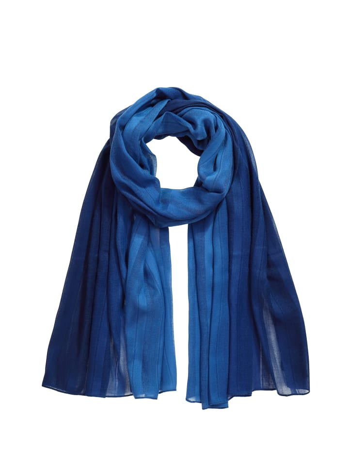 Schal in blau