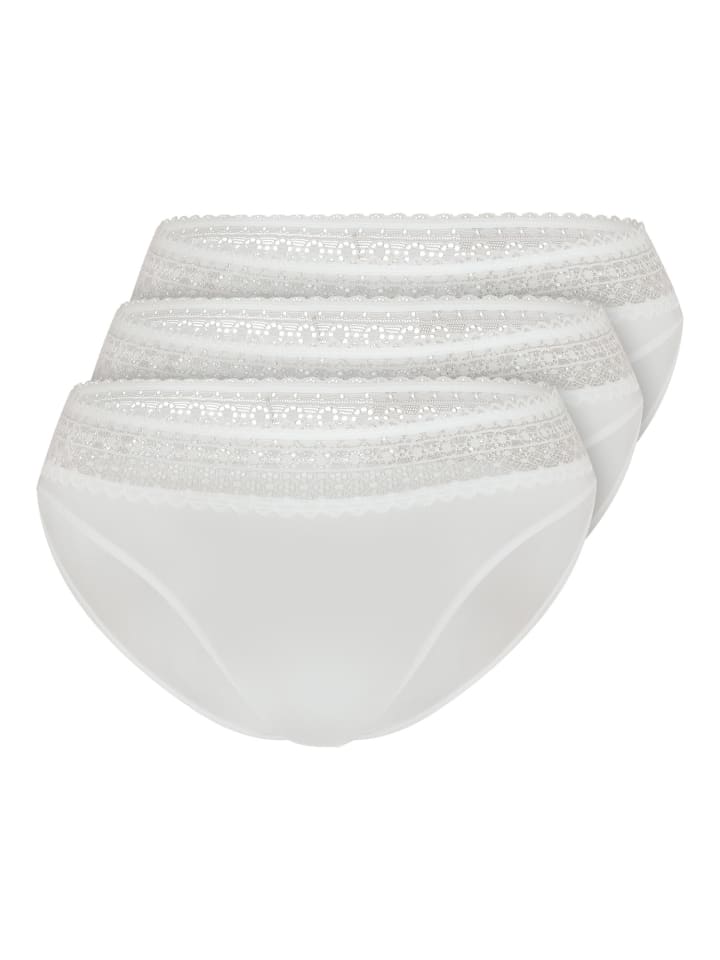 3er Pack Slip in ivory
