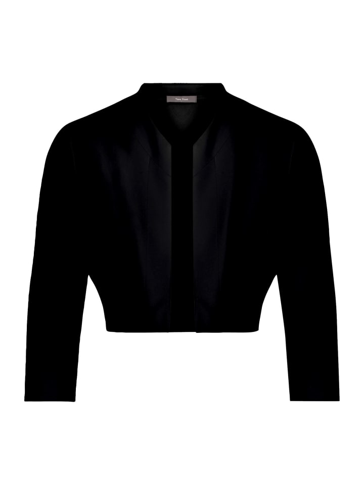 Bolero-Jacke figurbetont in Schwarz