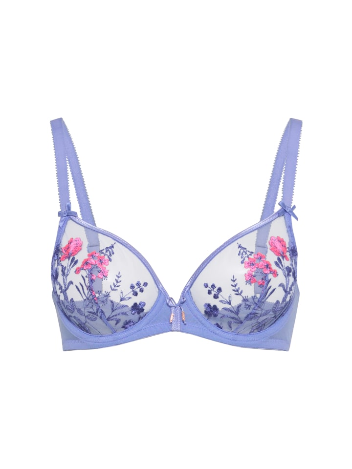 Bügel-BH in blau-pink
