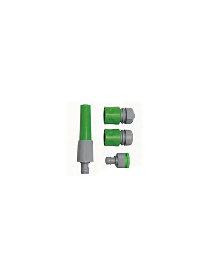 Basic Bewässerungs-Starterset - 4-teilig, mit Wasserstop & Hahnstück in Grün