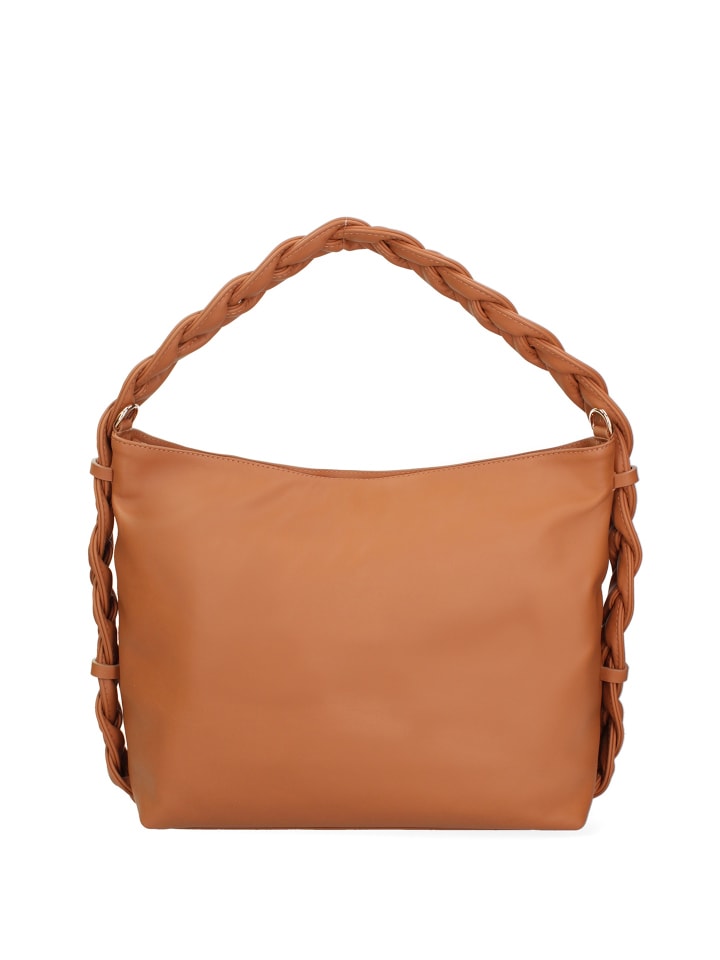Schultertasche in CAMEL-TAN
