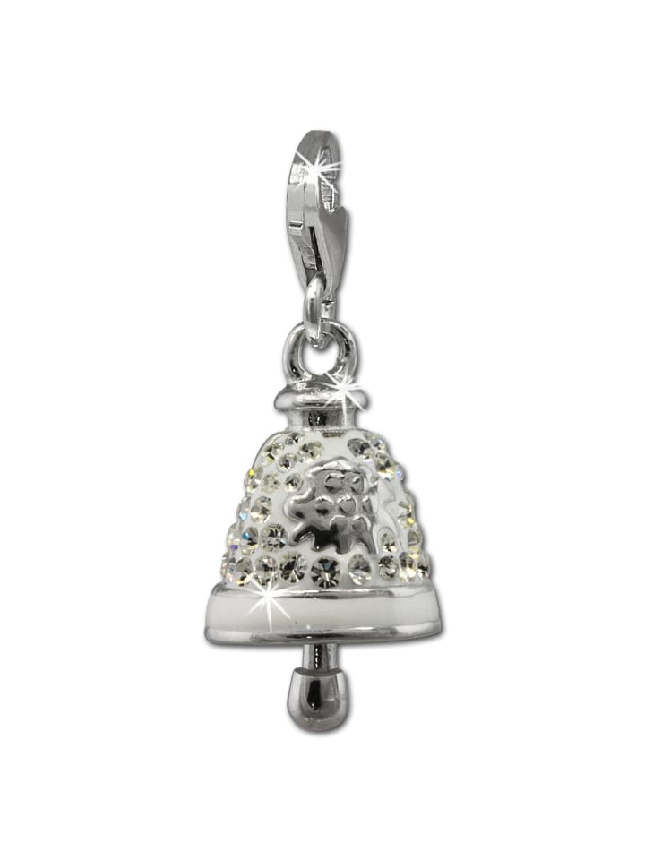 Anhänger Silber 925 Sterling Silber Glocke Charmsanhänger