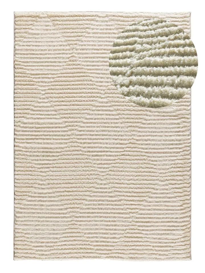 Hochflor-Teppich LIMA in creme