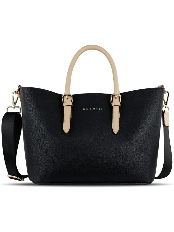 Ella Shopper Tasche 34 cm schwarz