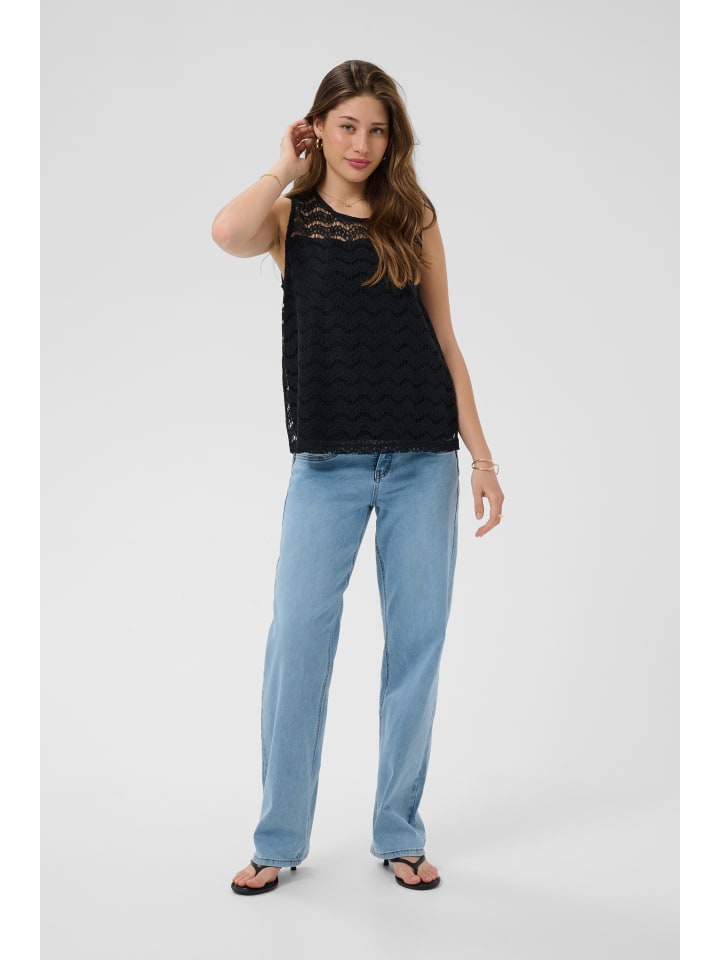 Ärmellose Bluse CRJuria Regular fit in Pitch Black