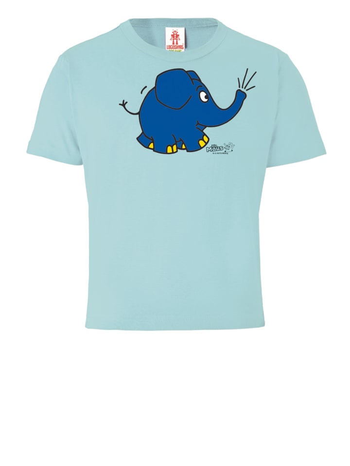 T-Shirt Sendung mit der Maus - Elefant Törö in hellblau