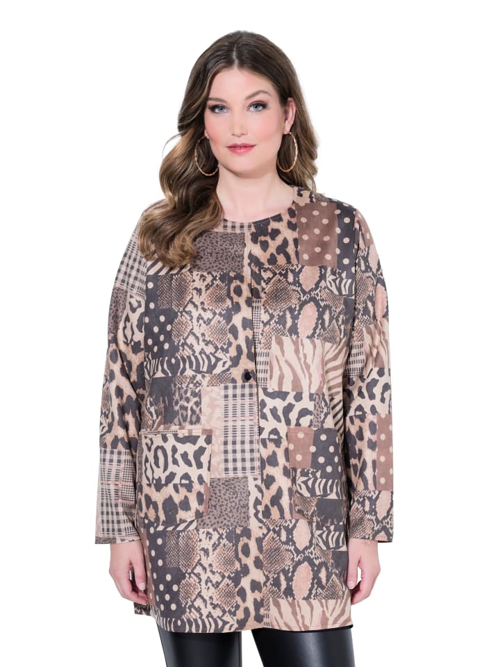 Jacke in goldbraun