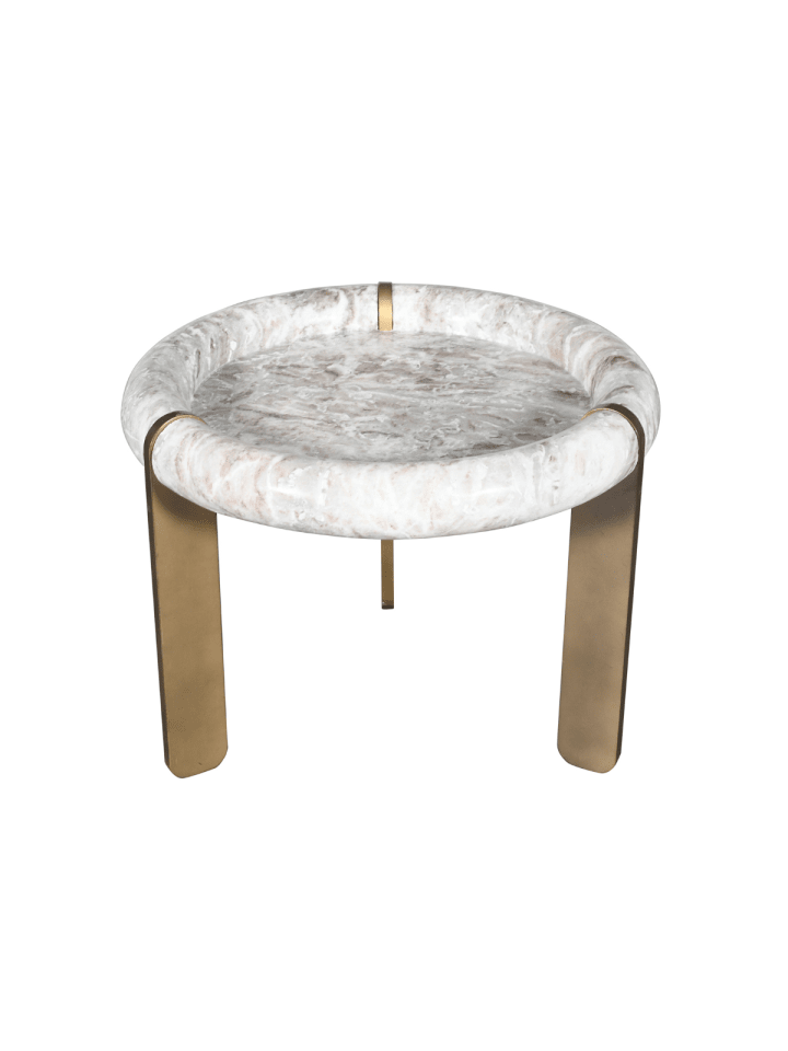 Couchtisch PROSPER in Beige - (W)60 x (H)40 x (L)60 cm