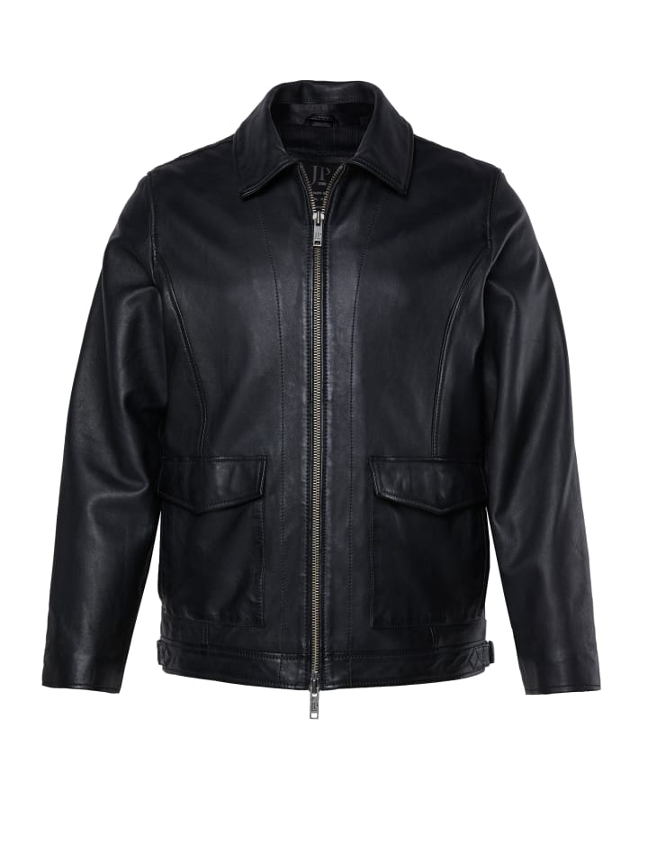 Lederjacke in schwarz