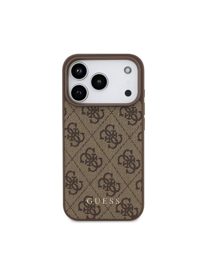Guess 4G Classic kompatibel mit iPhone 18 Pro und 17 Pro Braun in Braun