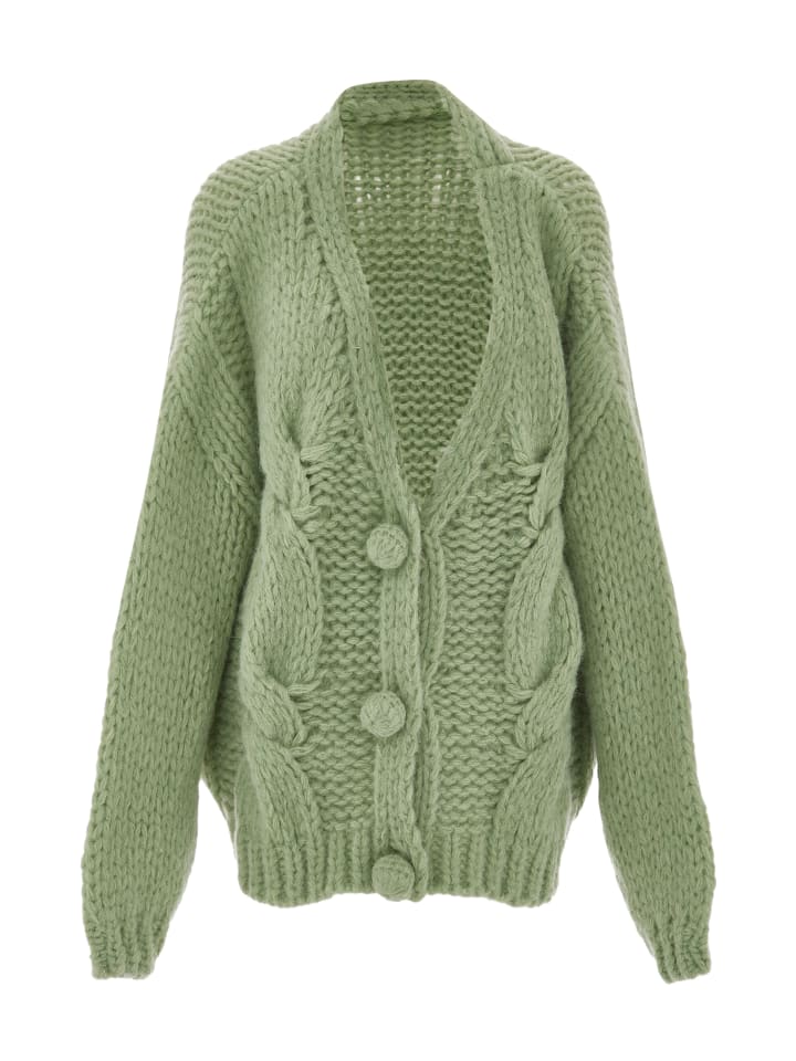 Damen Strickjacke in Türkis