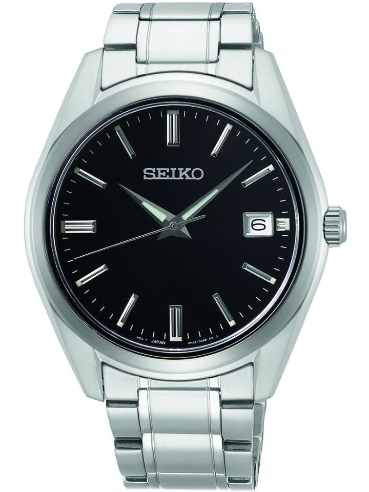 Uhr in Schwarz