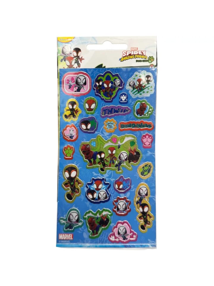 Marvel Spidey and His Amazing Friends Dino-Webs Hologramm-Aufkleberset