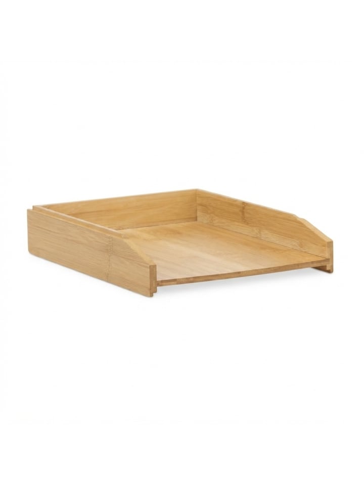 2 x Briefablage in Natur - (B)25 x (H)6 x (T)33 cm