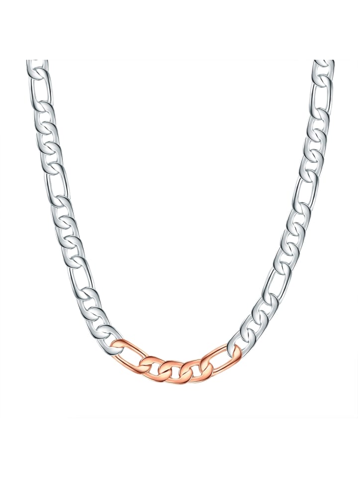Halskette aus Metall-Legierung in silber
