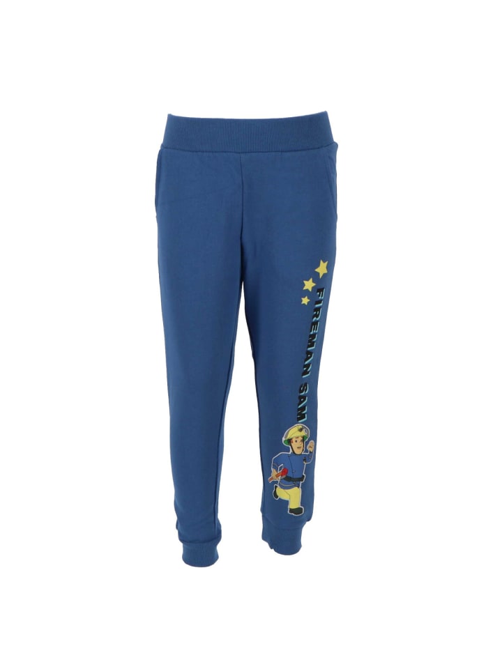 Jogginghose Kinderhose stylische Sweathose und Trainingshose für Kinder in Blau