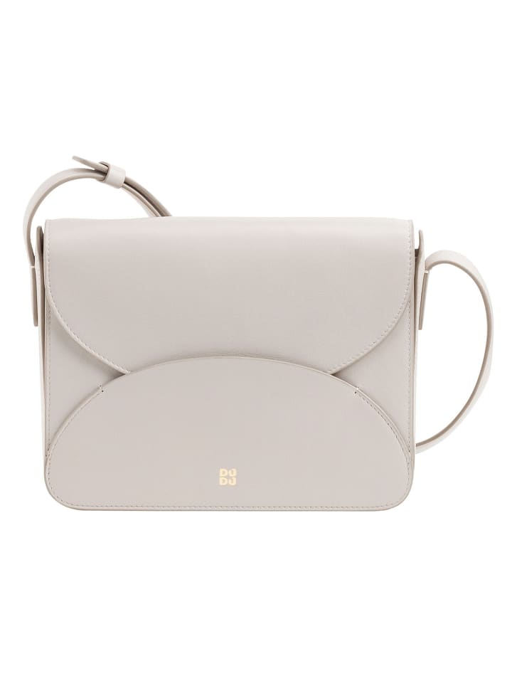 Cefalonia Umhängetasche Leder 21 cm pearl grey
