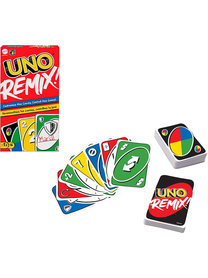 UNO Remix Kartenspiel in mehrfarbig