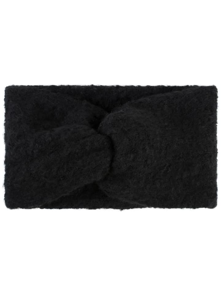 Strick Stirnband in Schwarz