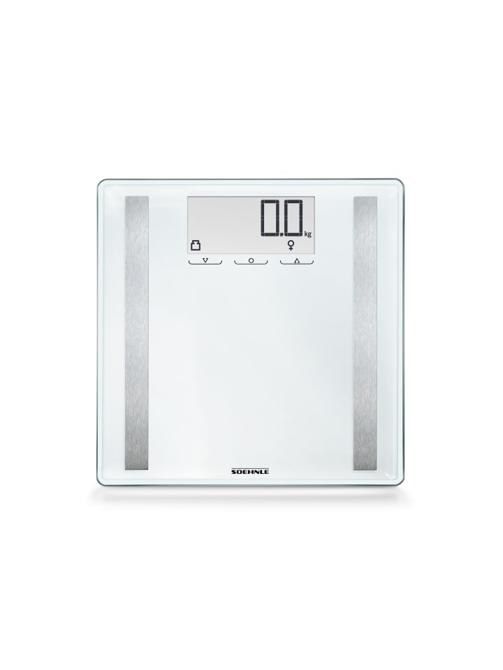 Körper-Analysewaage Shape Sense Control 200 weiß silber schwarz 32,0x32,0x2,1cm